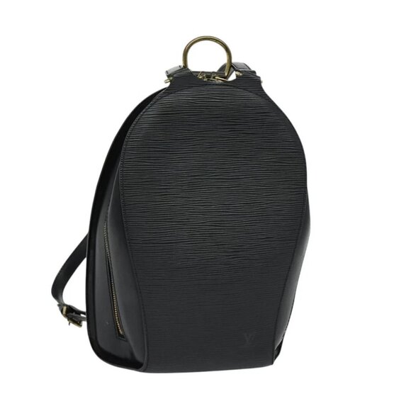 LOUIS VUITTON Epi Mabillon Backpack Black - Picture 1 of 14